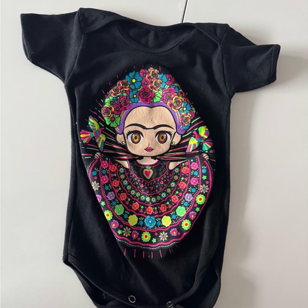 Colorful Graphic Baby Onesie
